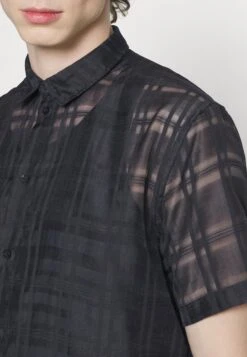YOURTURN Mesh Shirt - Overhemd - Black -Yourturn 043b77c5d0d14fa5a654e6f104e1868e