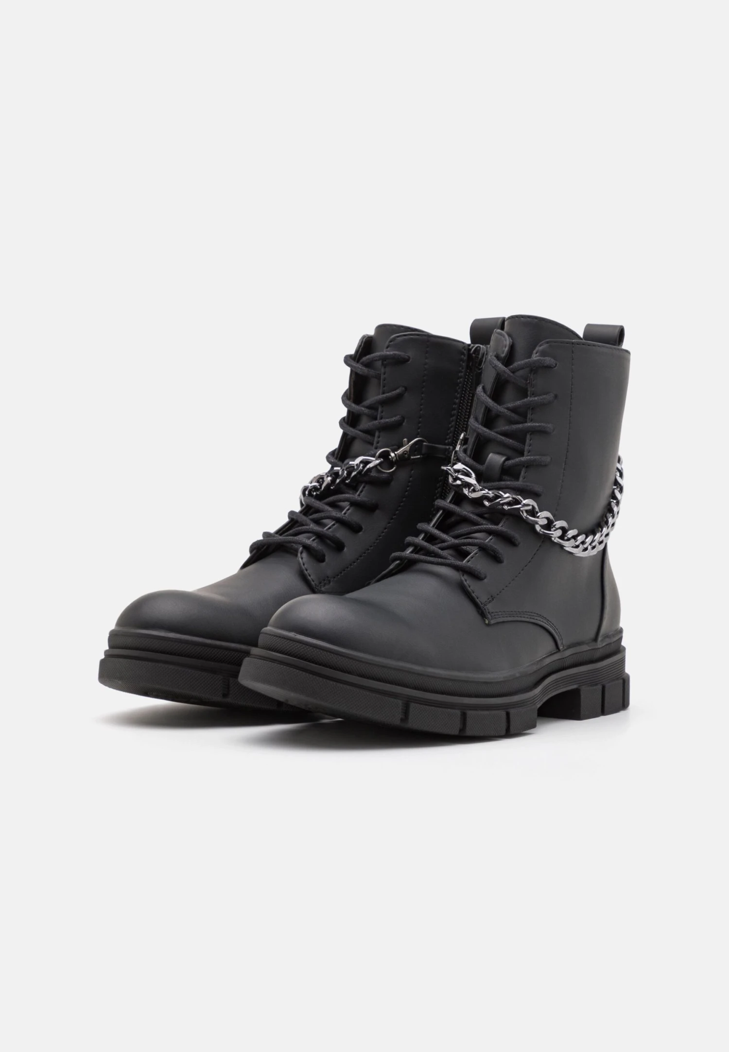 YOURTURN Unisex - Veterboots - Black 4 YOURTURN Unisex - Veterboots - Black - Afbeelding 2