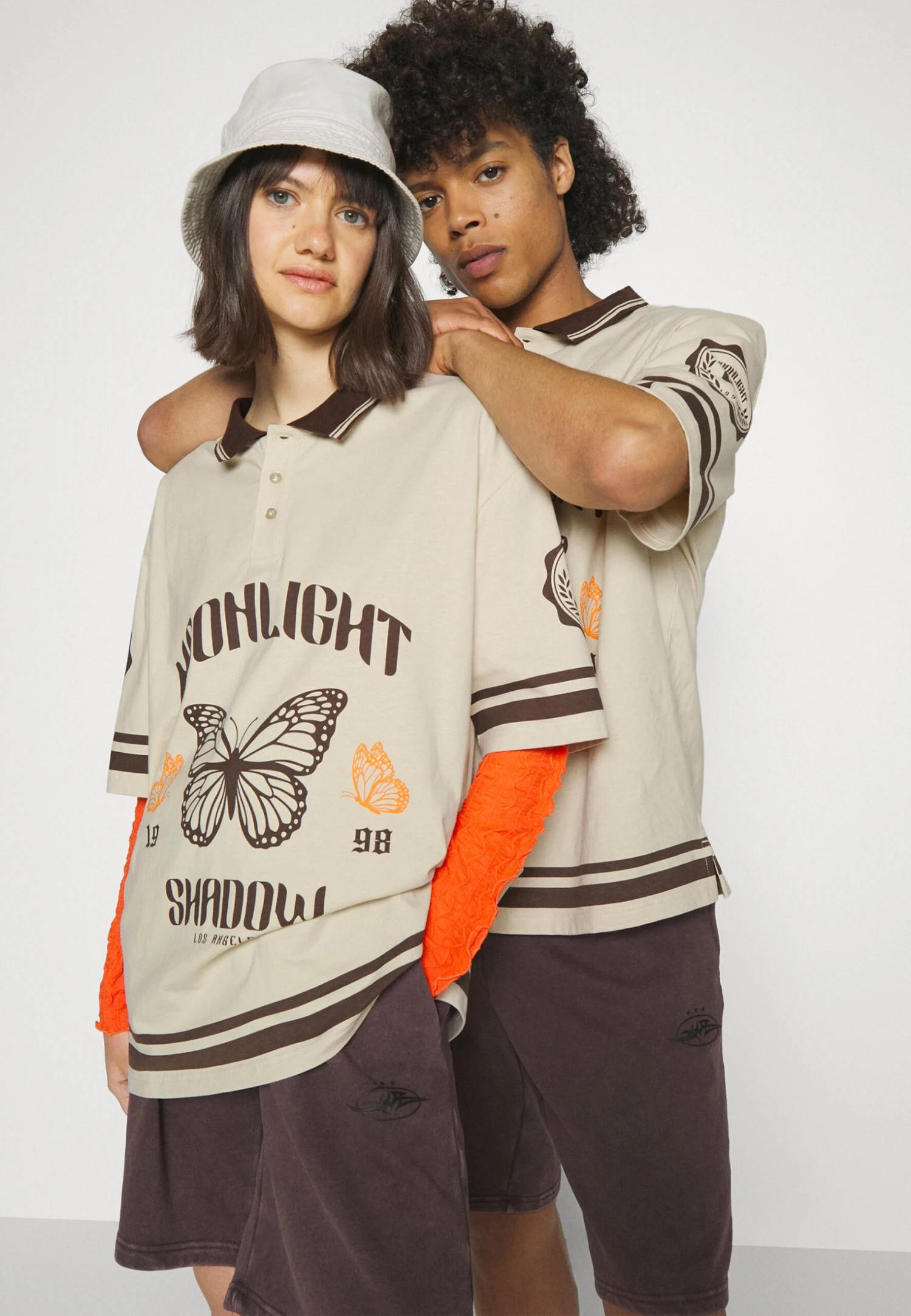 YOURTURN Unisex - Poloshirt - Off-White 7 YOURTURN Unisex - Poloshirt - Off-White - Afbeelding 5