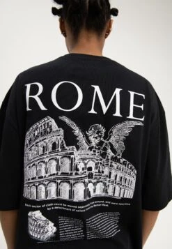 YOURTURN Rome Tee Unisex - T-Shirt Print - Black -Yourturn 08118908e58b4a0da085e870dddd4421