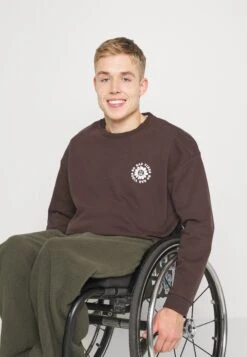 YOURTURN Unisex - Sweater - Dark Brown -Yourturn 089cd290a1504c09914d659c402370b4