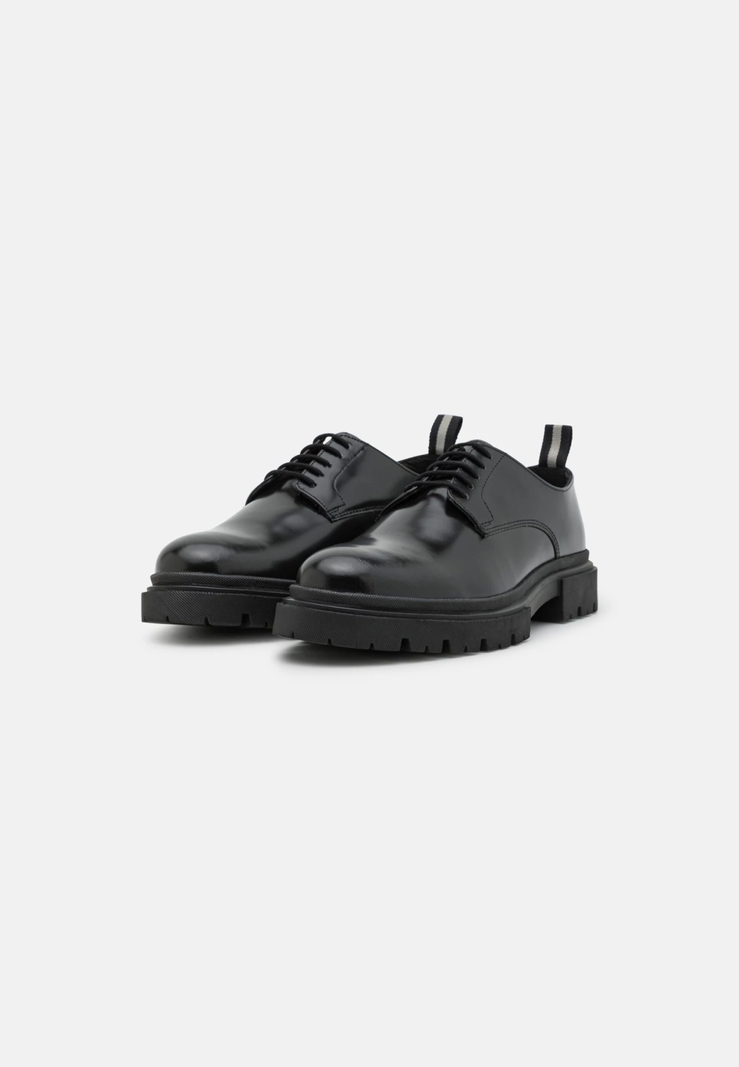 YOURTURN Leather Unisex - Sportieve Veterschoenen - Black 4 YOURTURN Leather Unisex - Sportieve Veterschoenen - Black - Afbeelding 2