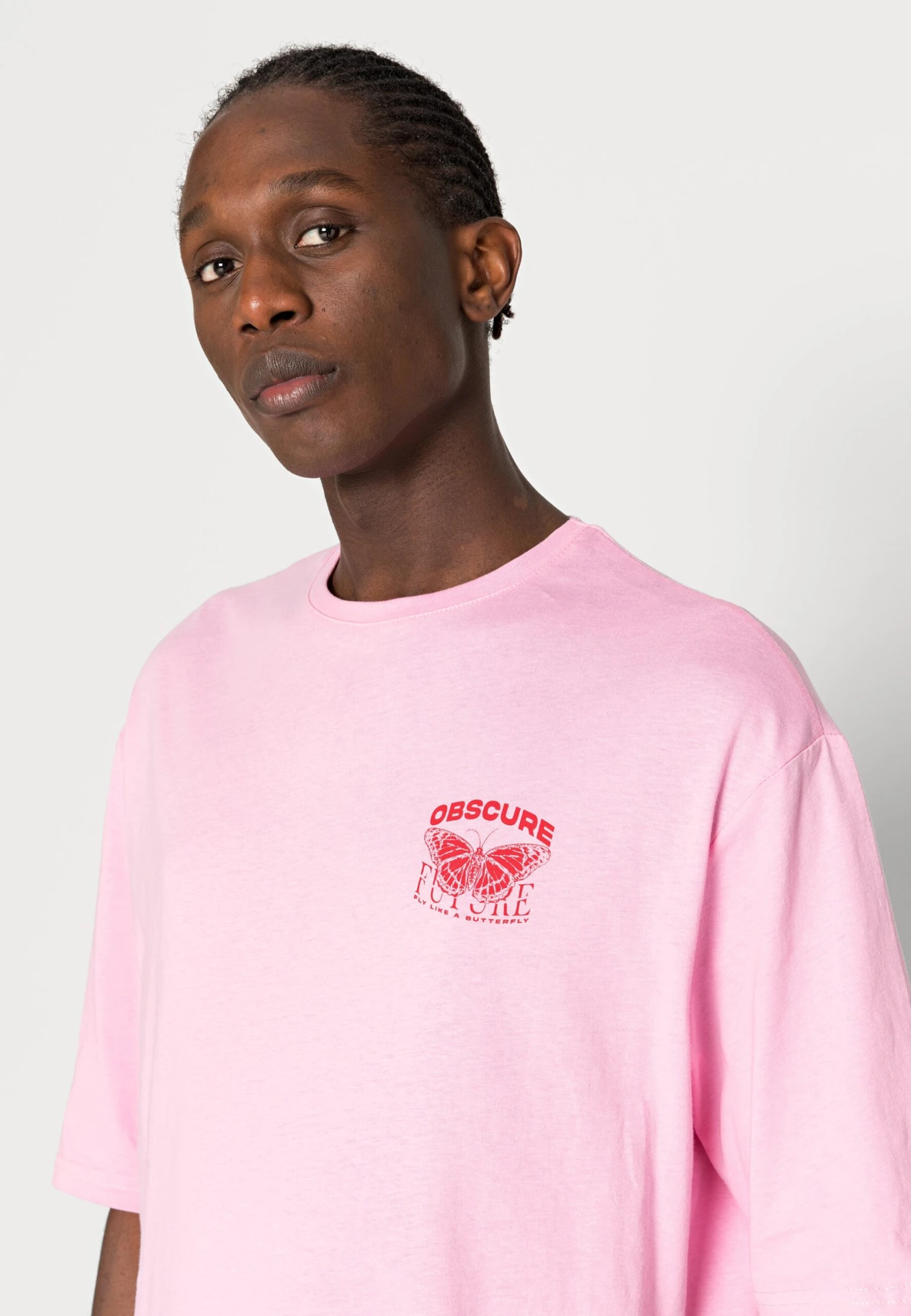 YOURTURN Nostalgia Future Tee Unisex - T-Shirt Print - Pink 7 YOURTURN Nostalgia Future Tee Unisex - T-Shirt Print - Pink - Afbeelding 5