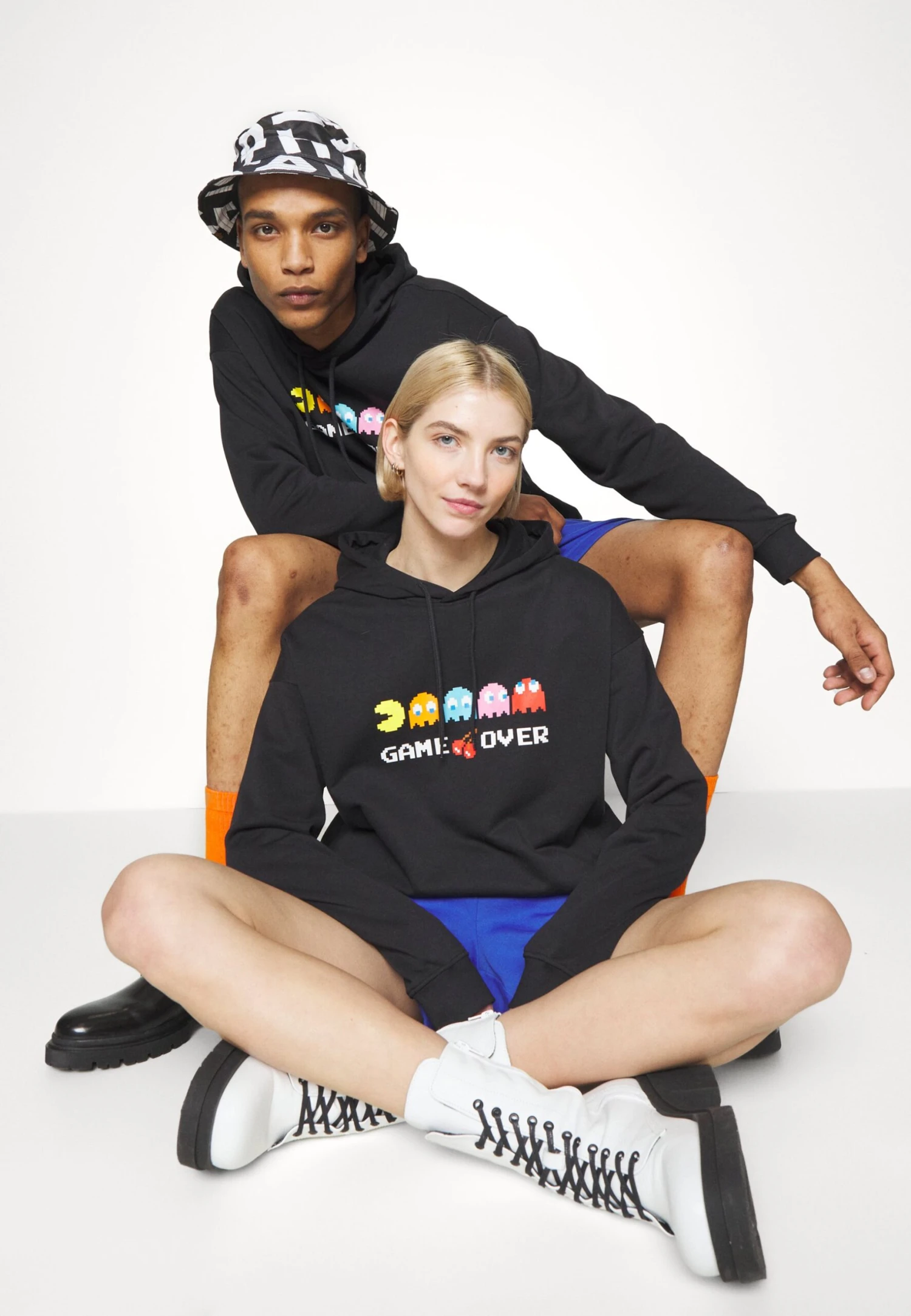 YOURTURN Pac-Man Unisex - Sweater - Black 6 YOURTURN Pac-Man Unisex - Sweater - Black - Afbeelding 4