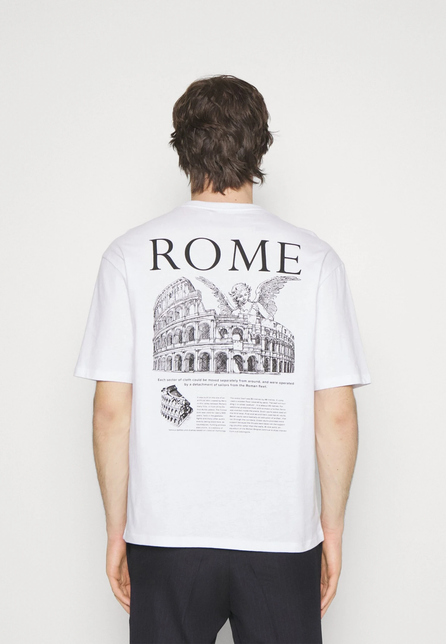 YOURTURN Unisex - T-Shirt Print -White 5 YOURTURN Unisex - T-Shirt Print -White - Afbeelding 3