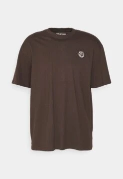 YOURTURN Unisex 2 Pack - T-Shirt Print - BrownPink -Yourturn 40780dd5e2db4647a1eb985af74f2655