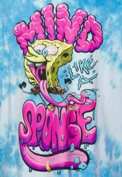 YOURTURN Spongebob Tie Dye Graphic Tee - T-Shirt Print - Blue 7 YOURTURN Spongebob Tie Dye Graphic Tee - T-Shirt Print - Blue -Yourturn 40875b87dec64753aa40d175f8bdc22e