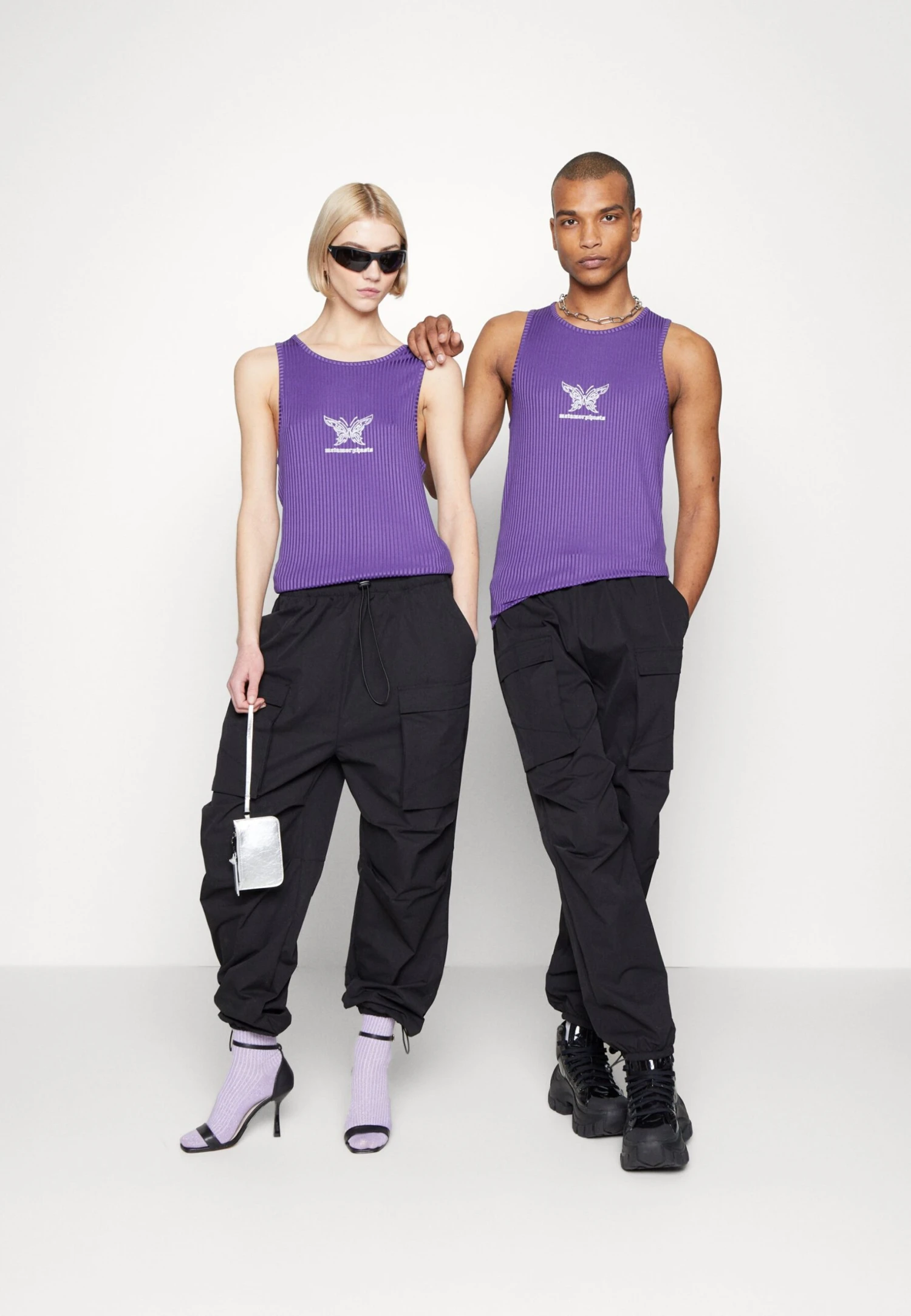 YOURTURN Unisex - Top - Purple 4 YOURTURN Unisex - Top - Purple - Afbeelding 2