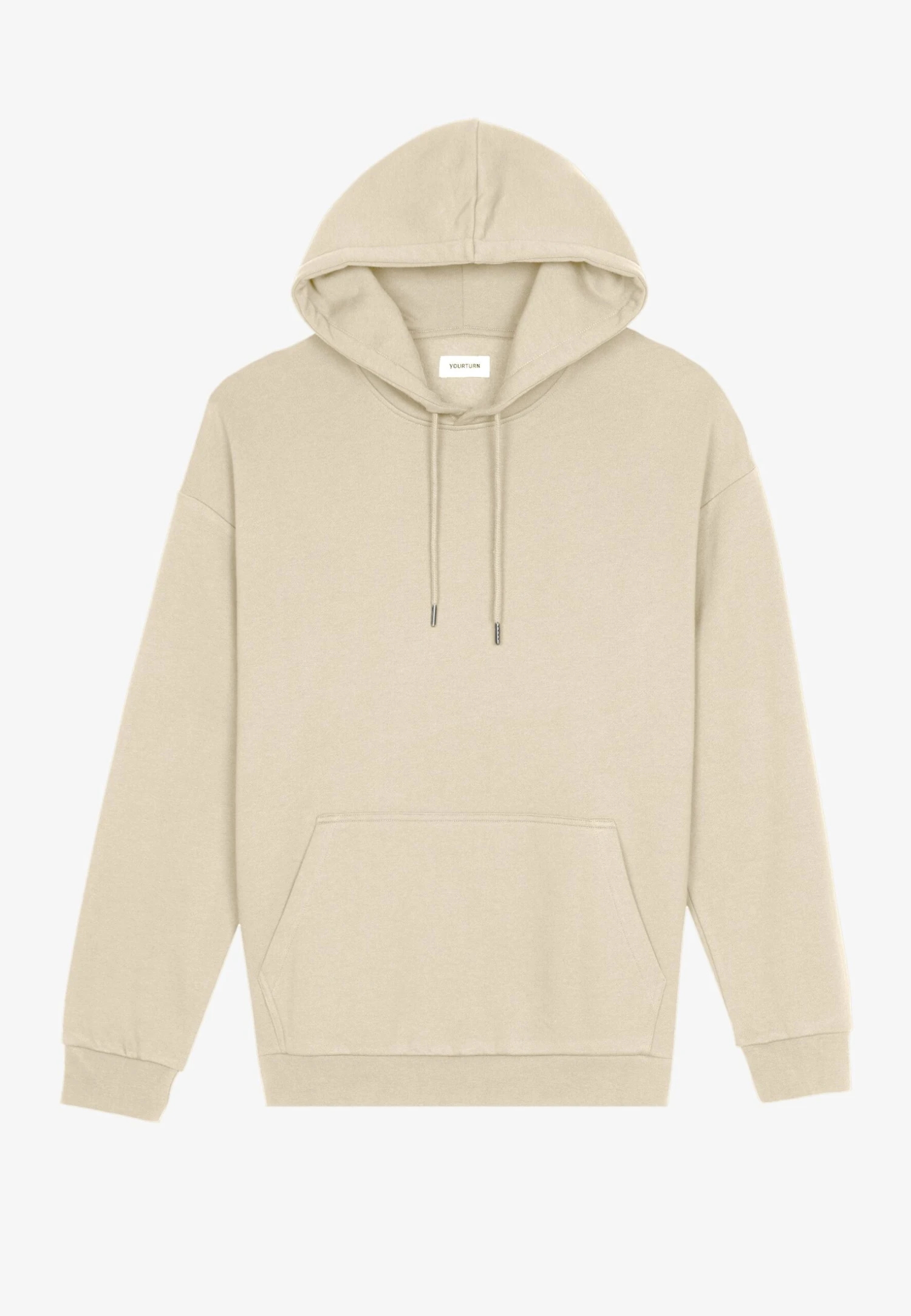YOURTURN Unisex - Hoodie - Beige 6 YOURTURN Unisex - Hoodie - Beige - Afbeelding 4