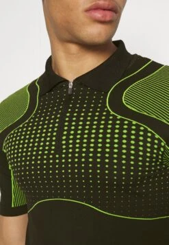 YOURTURN Unisex - Poloshirt - Black/Green 13 YOURTURN Unisex - Poloshirt - Black/Green -Yourturn 55d461bd263e4076ade0a1ccce803e32