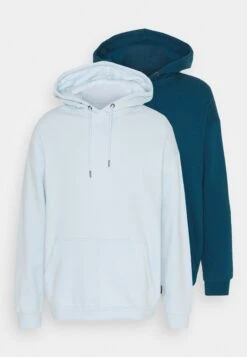YOURTURN 2 Pack Unisex - Hoodie - Teal/Light Blue -Yourturn 59345ff175764201a16d944734767215
