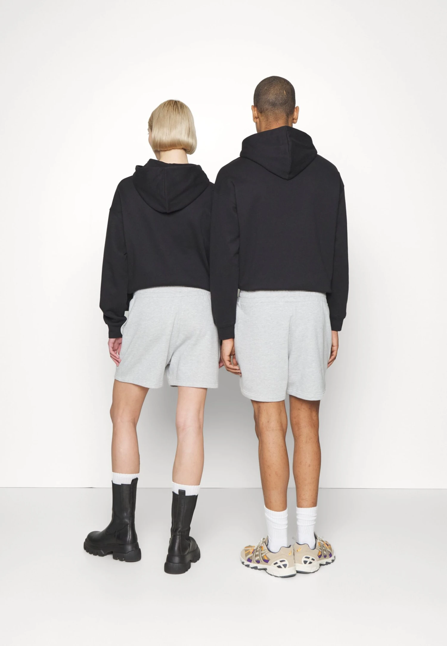 YOURTURN Unisex- Shorts - Light Grey 5 YOURTURN Unisex- Shorts - Light Grey - Afbeelding 3