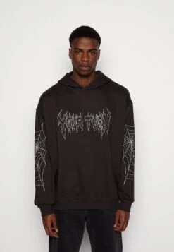 YOURTURN Spiderweb Unisex - Hoodie - Black