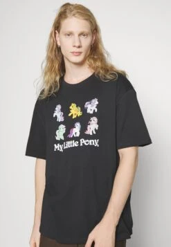 YOURTURN My Little Pony Unisex - T-Shirt Print - Black 11 YOURTURN My Little Pony Unisex - T-Shirt Print - Black -Yourturn 698d2187f643445984bbc0dd61406d64