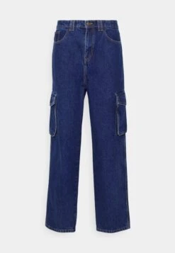 YOURTURN Cargo Denim Wide Leg Unisex - Relaxed Fit Jeans - Rinsed Denim -Yourturn 6f9738103c604994b7f9621c7b4e9421