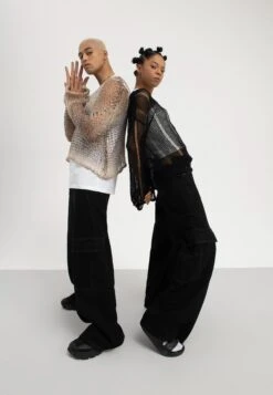 YOURTURN Unisex - Relaxed Fit Jeans - Black Denim 11 YOURTURN Unisex - Relaxed Fit Jeans - Black Denim -Yourturn 77563c53c8b4414ba530183a2133e3fb