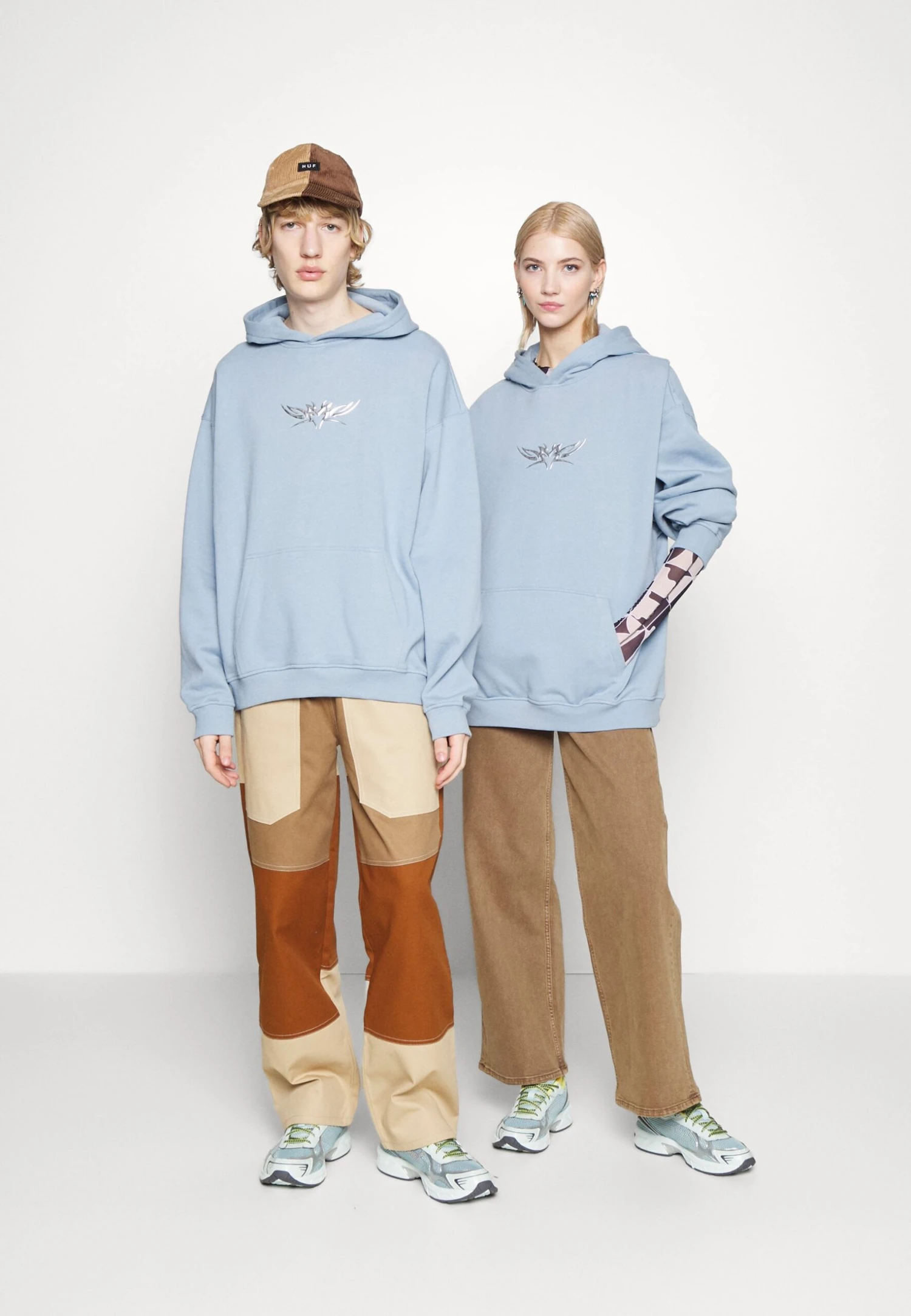 YOURTURN Unisex - Hoodie - Light Blue 4 YOURTURN Unisex - Hoodie - Light Blue - Afbeelding 2