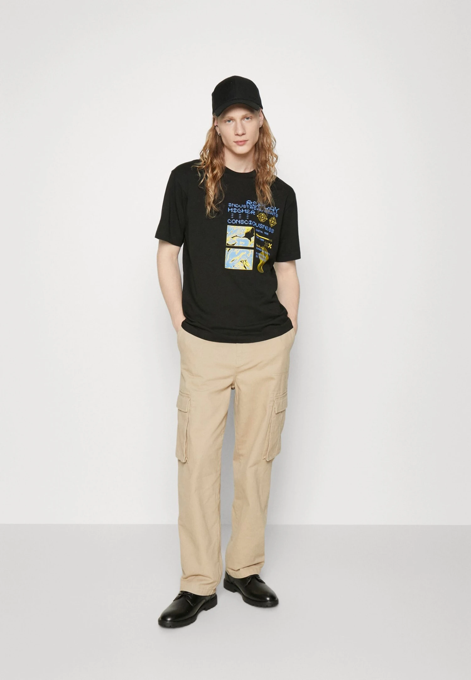 YOURTURN Unisex - Cargobroek - Tan 4 YOURTURN Unisex - Cargobroek - Tan - Afbeelding 2