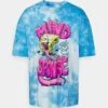 YOURTURN Spongebob Tie Dye Graphic Tee - T-Shirt Print - Blue 2 YOURTURN Spongebob Tie Dye Graphic Tee - T-Shirt Print - Blue -Yourturn 97e6520313c4470bb1df18f9d0f20a19