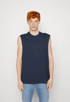 YOURTURN Unisex 2 Pack - Top - Beige/Dark Blue -Yourturn 988b58203f4c43b5822b1b91f7f8bd71