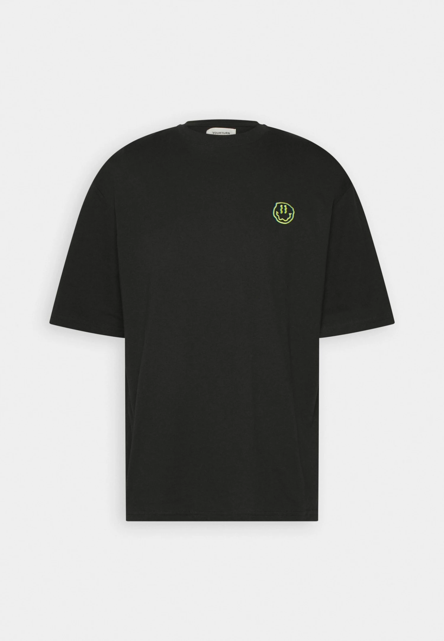 YOURTURN Unisex - T-Shirt Basic - Black 6 YOURTURN Unisex - T-Shirt Basic - Black - Afbeelding 4