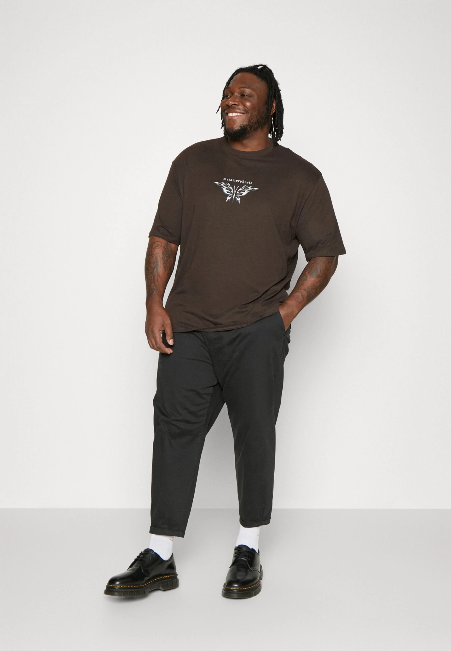 YOURTURN T-Shirt Print - Brown 4 YOURTURN T-Shirt Print - Brown - Afbeelding 2