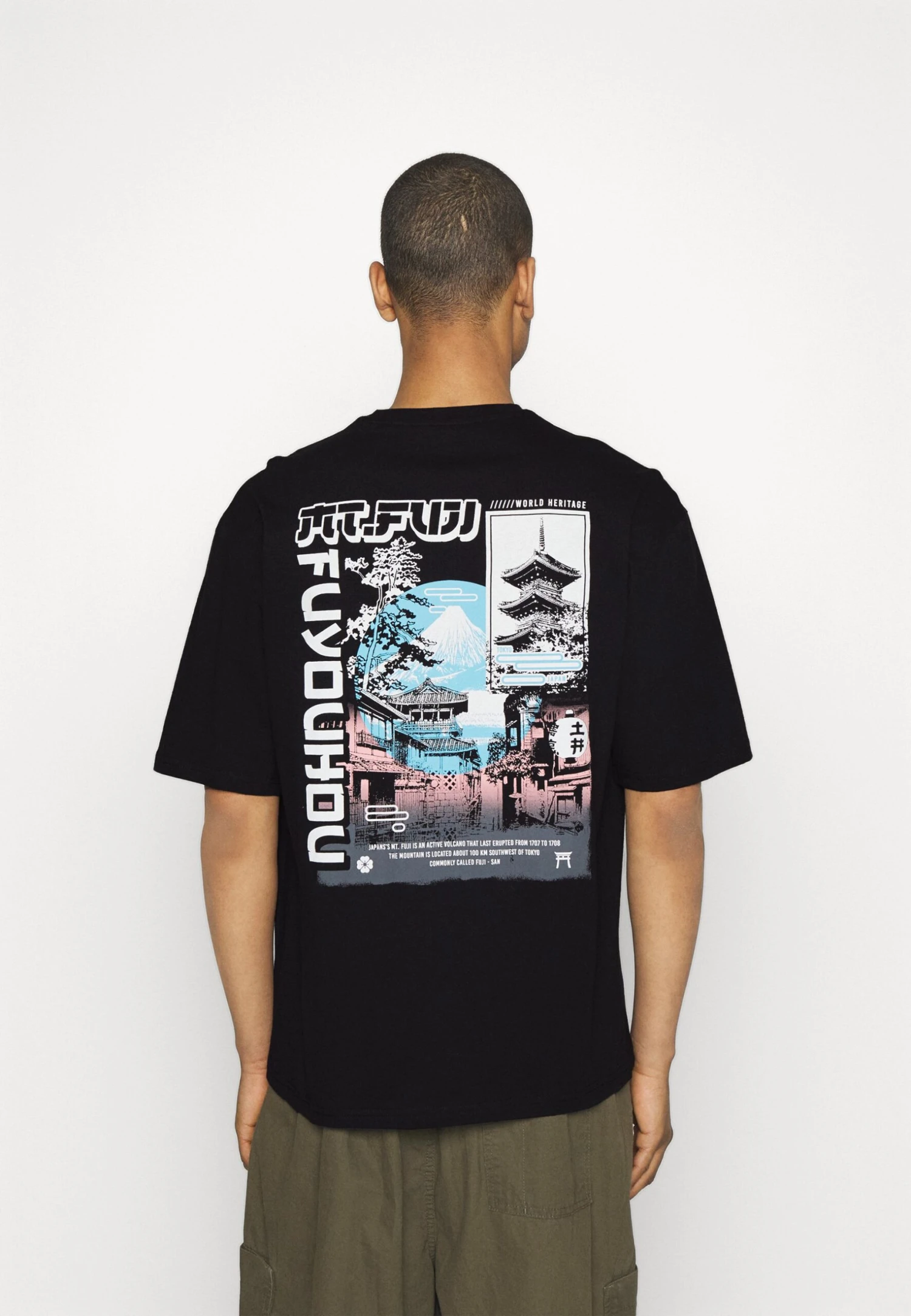 YOURTURN Unisex - T-Shirt Print - Black 3 YOURTURN Unisex - T-Shirt Print - Black