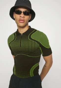 YOURTURN Unisex - Poloshirt - Black/Green 11 YOURTURN Unisex - Poloshirt - Black/Green -Yourturn a932c9cd3699458d904952ff254a806a