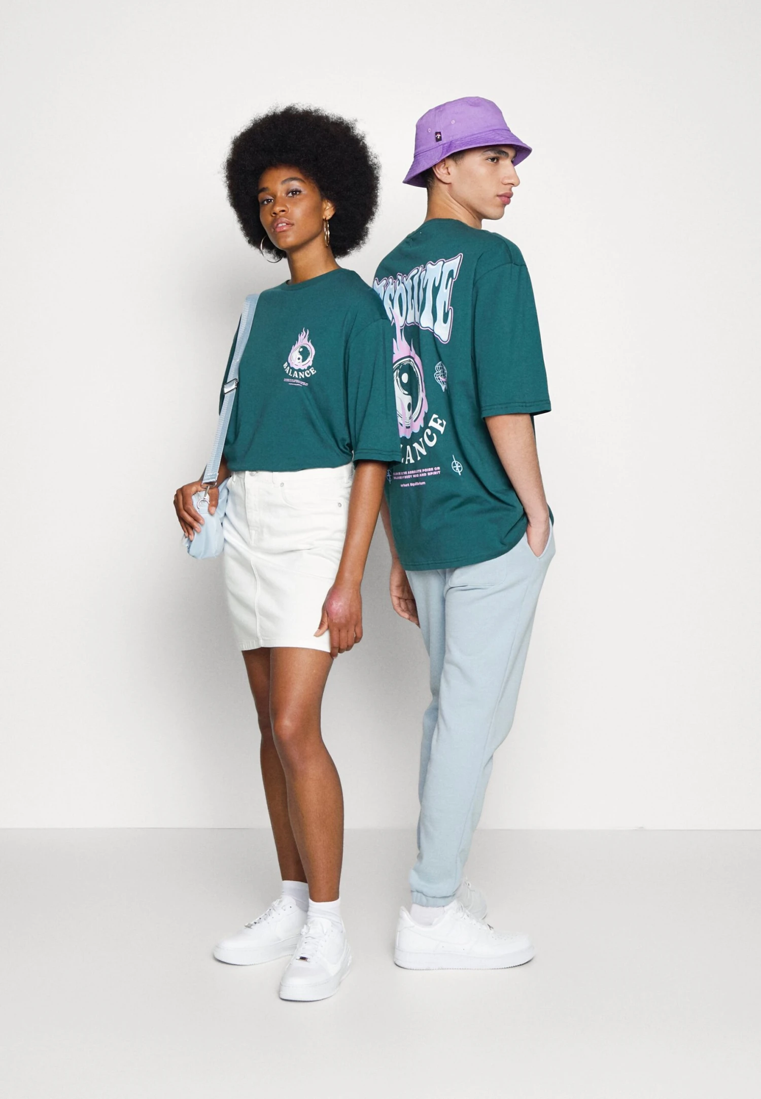 YOURTURN Unisex - T-Shirt Print - Dark Green 4 YOURTURN Unisex - T-Shirt Print - Dark Green - Afbeelding 2