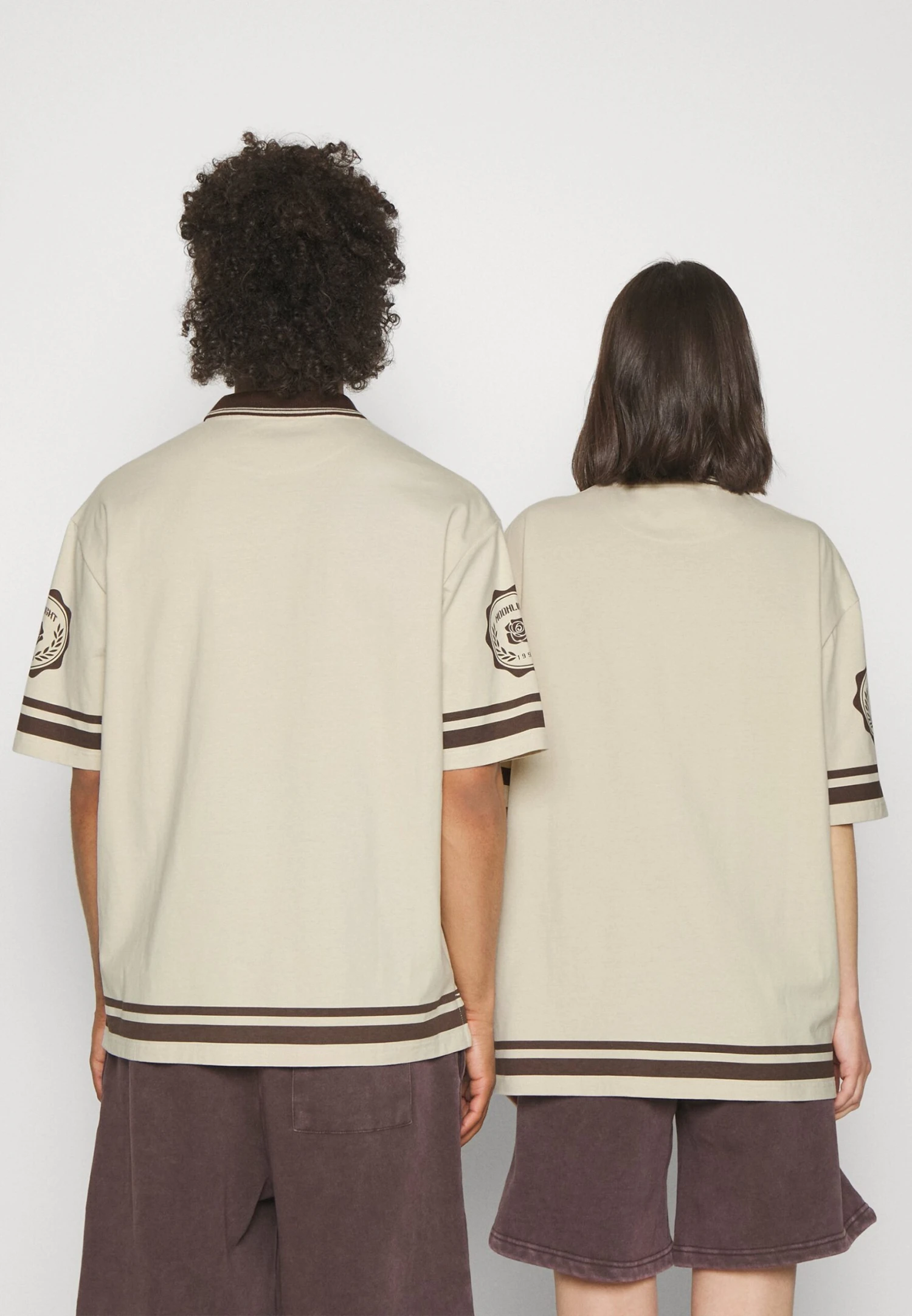 YOURTURN Unisex - Poloshirt - Off-White 5 YOURTURN Unisex - Poloshirt - Off-White - Afbeelding 3