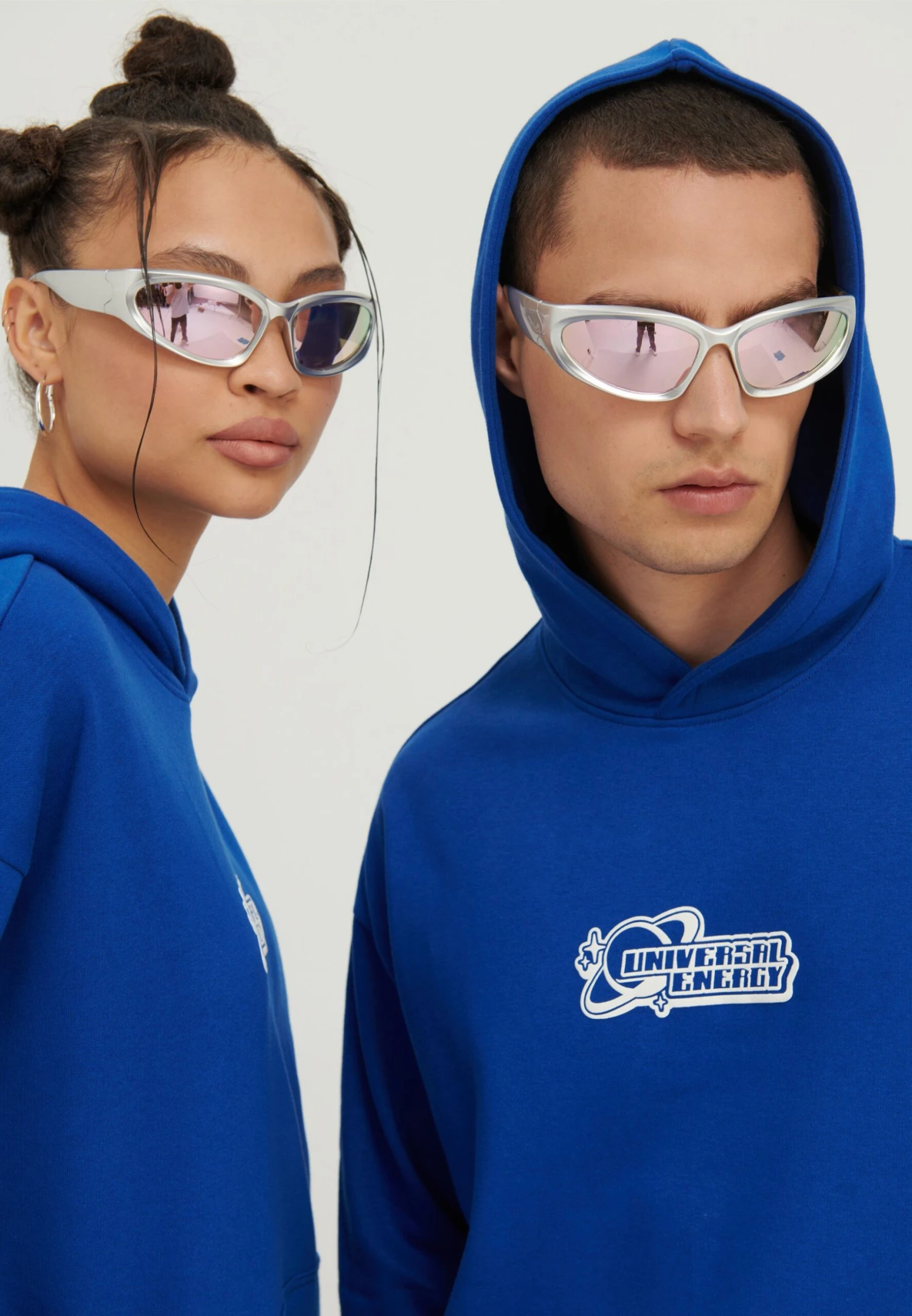 YOURTURN Unisex - Hoodie - Blue 5 YOURTURN Unisex - Hoodie - Blue - Afbeelding 3