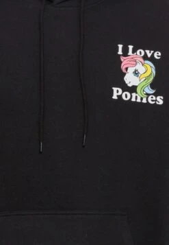 YOURTURN My Little Pony Unisex - Hoodie - Black -Yourturn bd5db644822944fca48a2d7a2aac5e03
