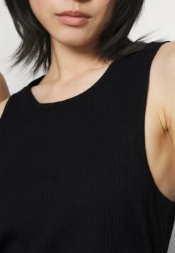 YOURTURN Slim Fit Ribbed Tank Unisex 2 Pack- Top - White/Black -Yourturn c2dda1946bca49899395d87f3ae4afba