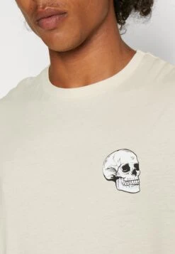 YOURTURN SkullGraphic- T-Shirt Print - Beige 13 YOURTURN SkullGraphic- T-Shirt Print - Beige -Yourturn c564c1f2f9e743cc97f7df38fcdd588c