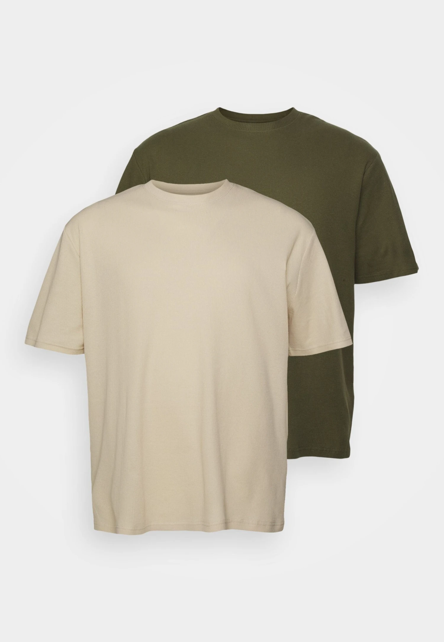 YOURTURN Unisex - T-Shirt Basic -Light Green/ Off-White 8 YOURTURN Unisex - T-Shirt Basic -Light Green/ Off-White - Afbeelding 6