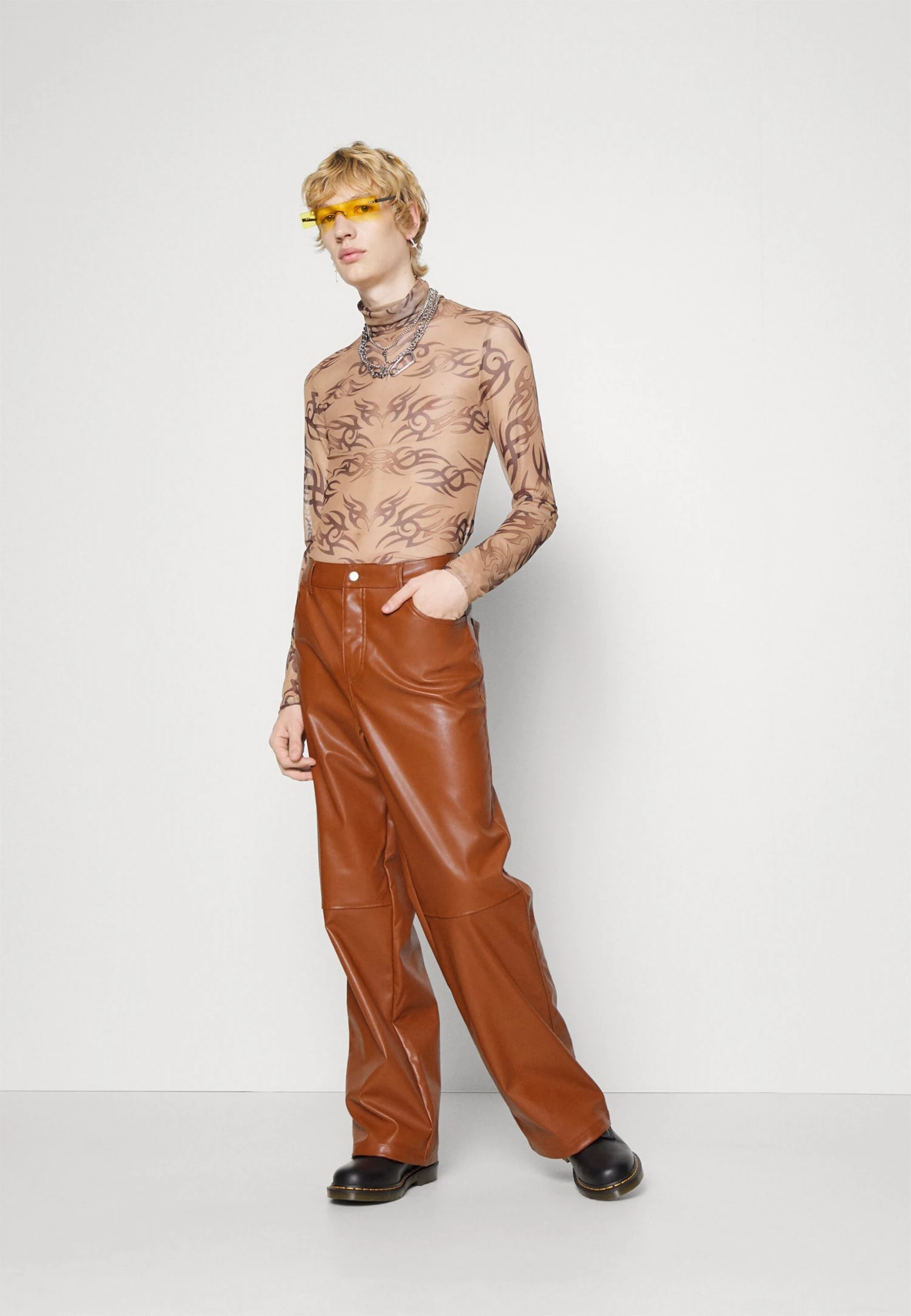 Phluid Project X Yourturn Unisex - Broek - Brown 4 Phluid Project X Yourturn Unisex - Broek - Brown - Afbeelding 2
