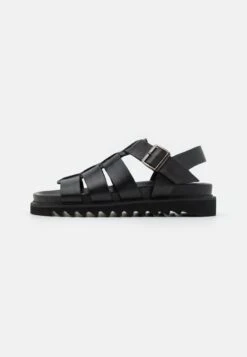 YOURTURN Leather Unisex- Sandalen - Black
