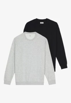 YOURTURN Unisex 2 Pack - Sweater - Black/Mottled Light Grey 12 YOURTURN Unisex 2 Pack - Sweater - Black/Mottled Light Grey -Yourturn ca48994b3c274aa685423dccdbfee630