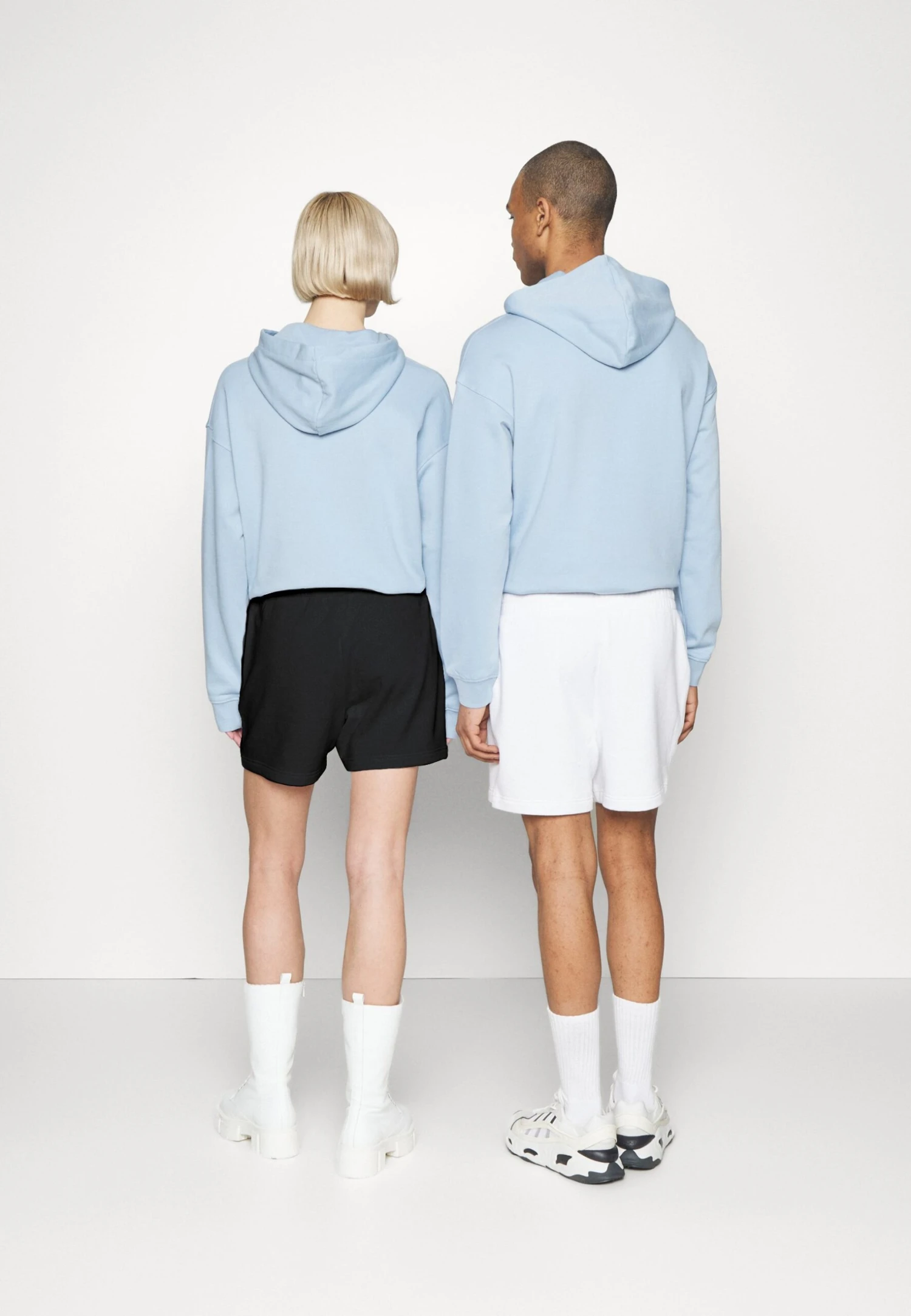 YOURTURN 2 Pack Unisex - Shorts - Black/White 5 YOURTURN 2 Pack Unisex - Shorts - Black/White - Afbeelding 3