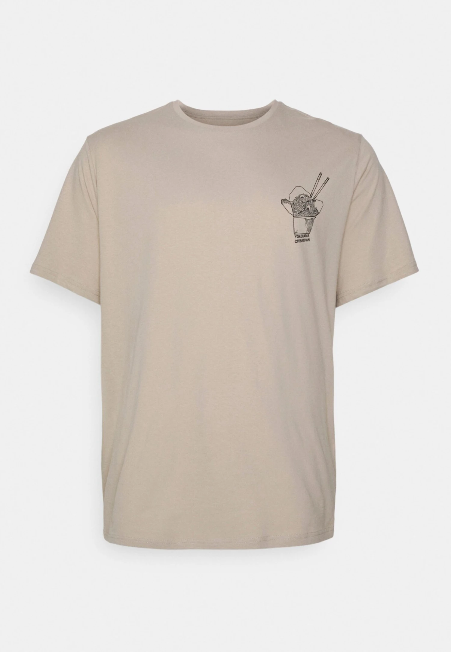 YOURTURN T-Shirt Print - Camel 4 YOURTURN T-Shirt Print - Camel - Afbeelding 2