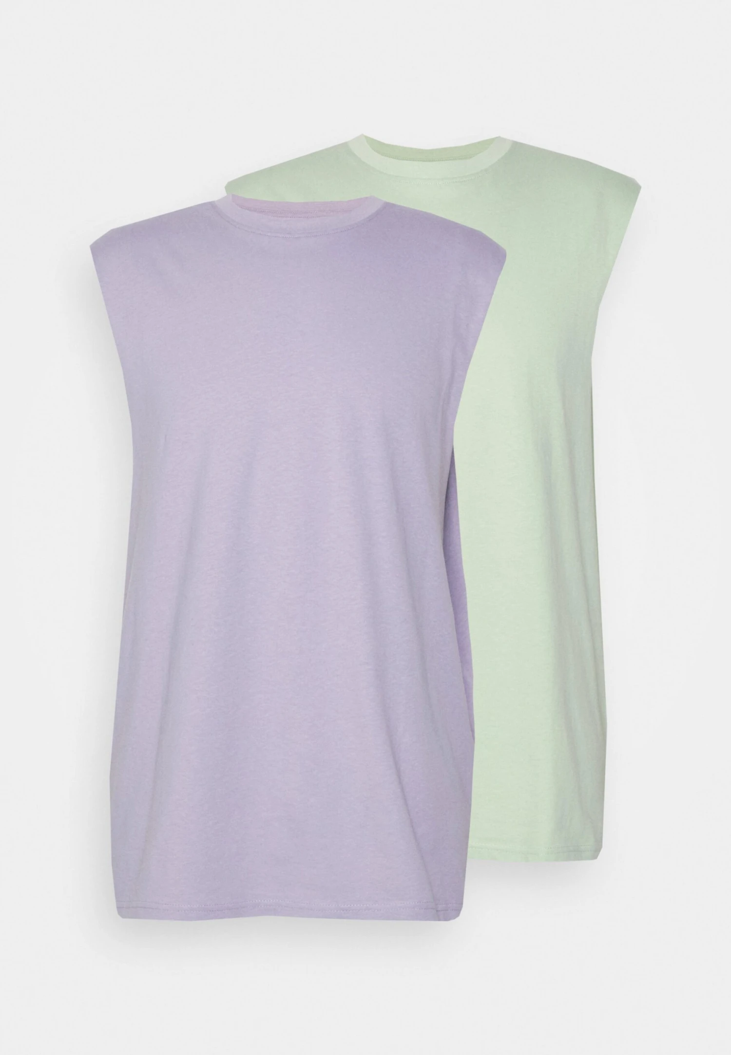 YOURTURN Unisex 2 Pack - Top - Lilac/Light Green 9 YOURTURN Unisex 2 Pack - Top - Lilac/Light Green - Afbeelding 7