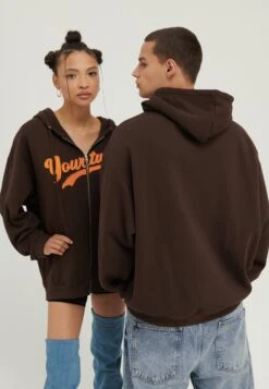 YOURTURN Unisex - Sweater Met Rits - Dark Brown 9 YOURTURN Unisex - Sweater Met Rits - Dark Brown -Yourturn defff32f62974a92bc7d6d90fe0389c3