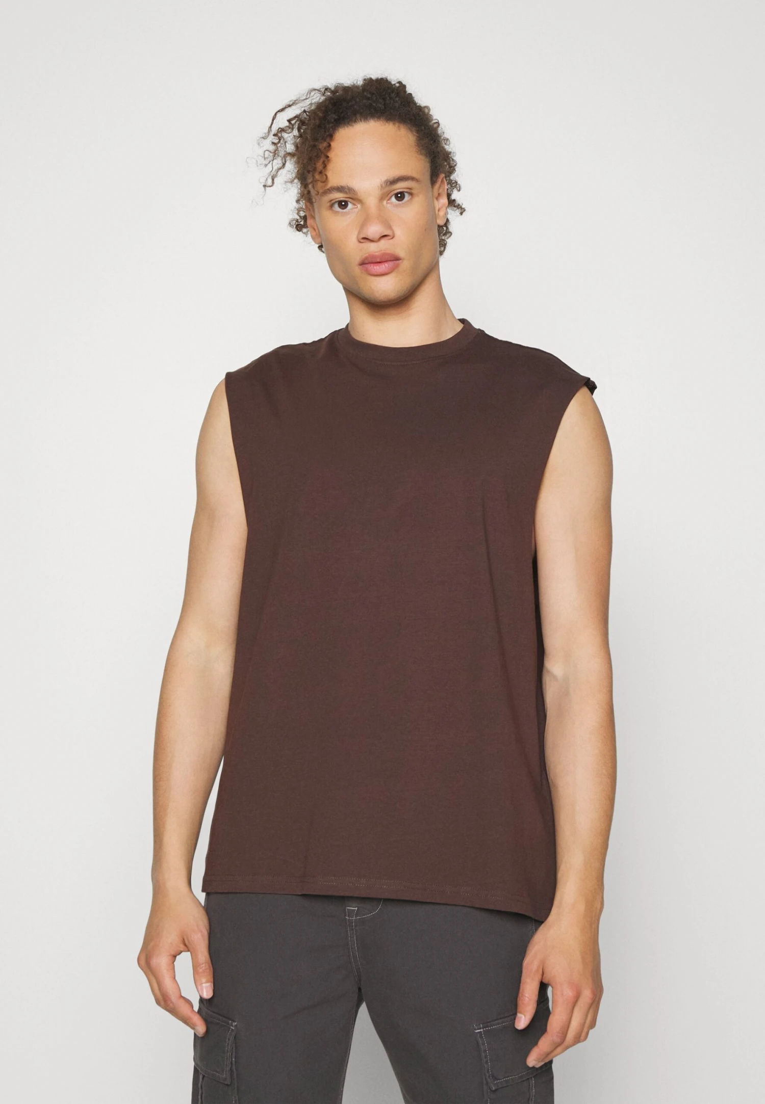 YOURTURN Unisex 2 Pack - Top - Light Grey/Brown 5 YOURTURN Unisex 2 Pack - Top - Light Grey/Brown - Afbeelding 3