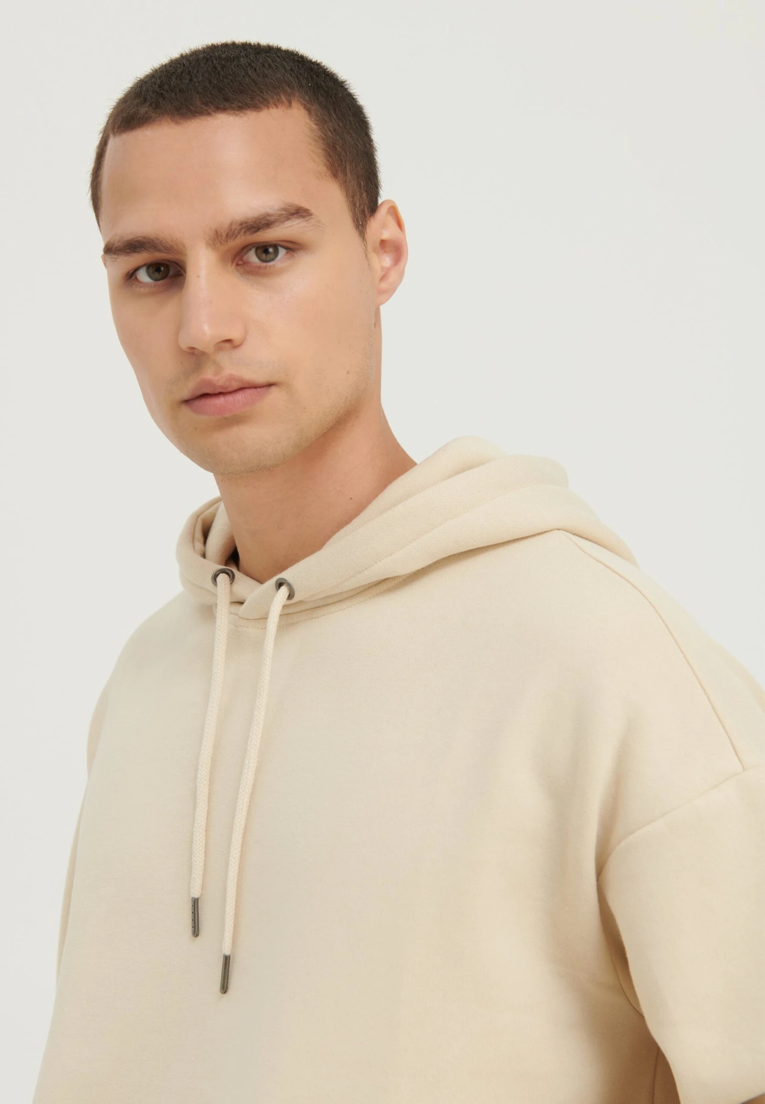 YOURTURN Unisex - Hoodie - Beige 7 YOURTURN Unisex - Hoodie - Beige - Afbeelding 5