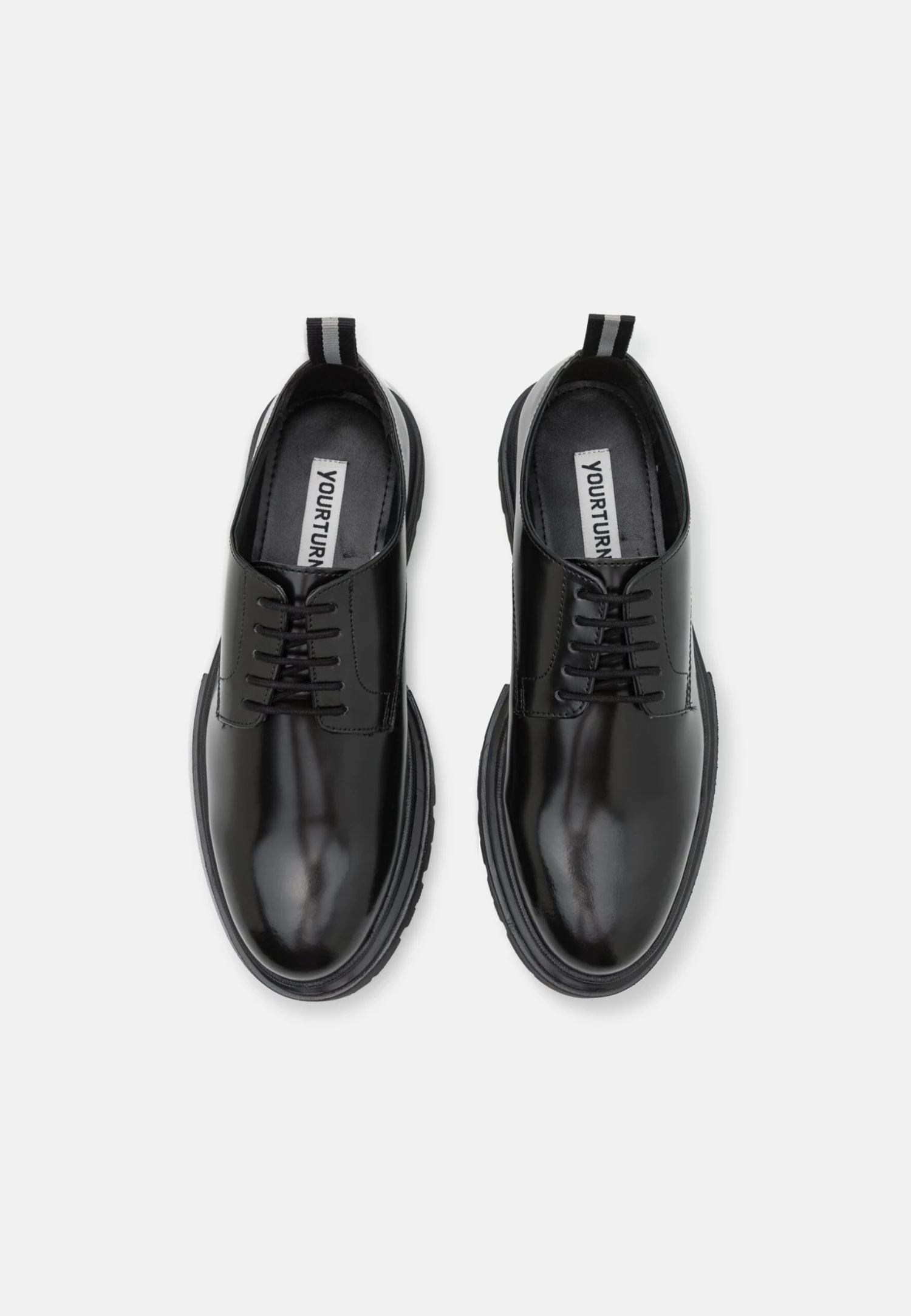 YOURTURN Leather Unisex - Sportieve Veterschoenen - Black 6 YOURTURN Leather Unisex - Sportieve Veterschoenen - Black - Afbeelding 4