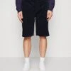 YOURTURN Wide Fit Carpenter Corduroy Unisex - Shorts - Dark Blue