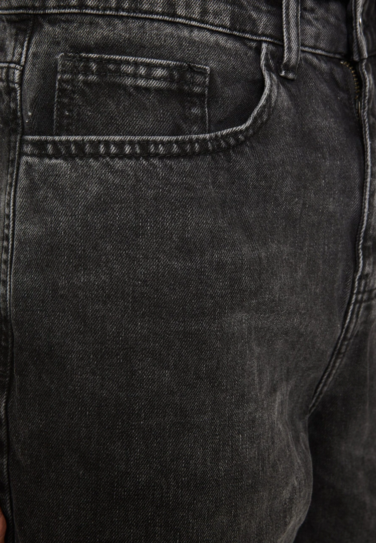 YOURTURN Unisex - Relaxed Fit Jeans - Black 6 YOURTURN Unisex - Relaxed Fit Jeans - Black - Afbeelding 4